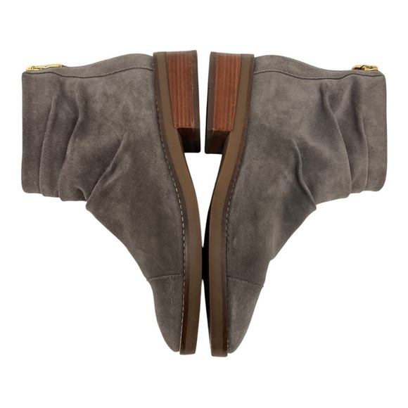 Cole Haan Riona Gray Suede Slouch Back Zipper Casual Ankle Boots Women’s 7.5 - Picture 11 of 15